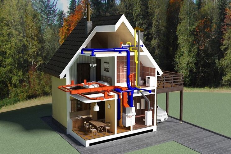 Hausbau mit energiesparenden Technologien